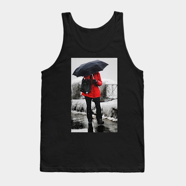 The Red Coat Tank Top by LaurieMinor